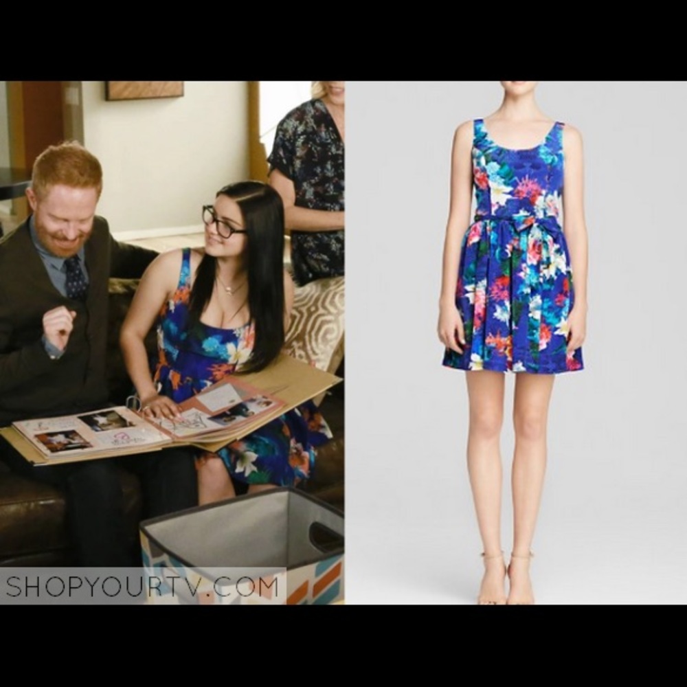 Amanda Uprichard Blue Floral Dress XS/0